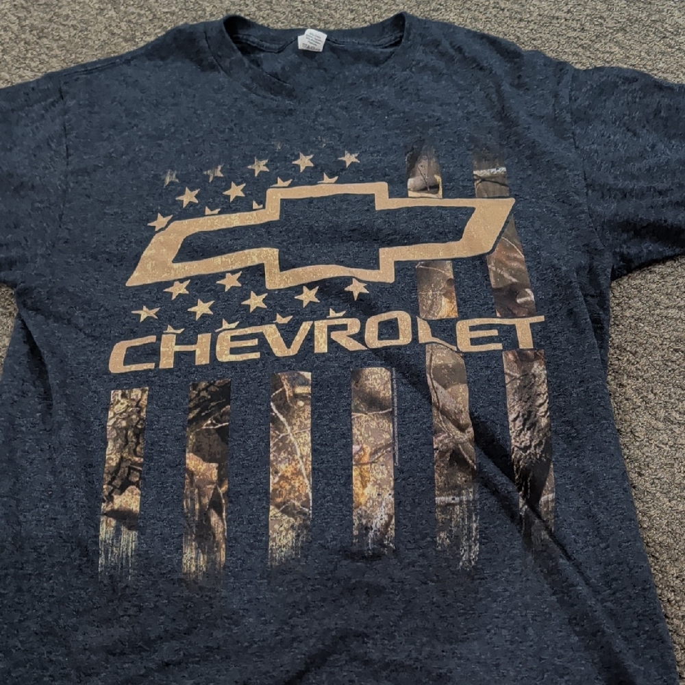 Chevrolet Graphic T-Shirt in Black and Gold